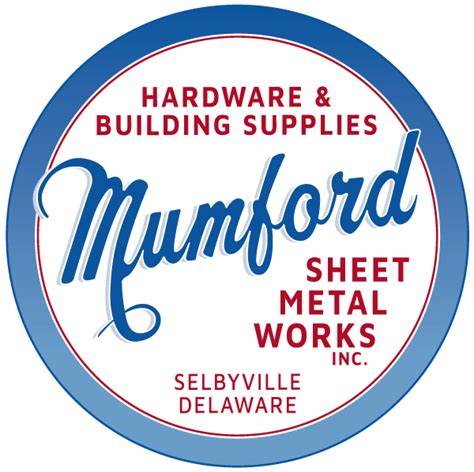 mumford sheet metal selbyville|mumford sheet metal works.